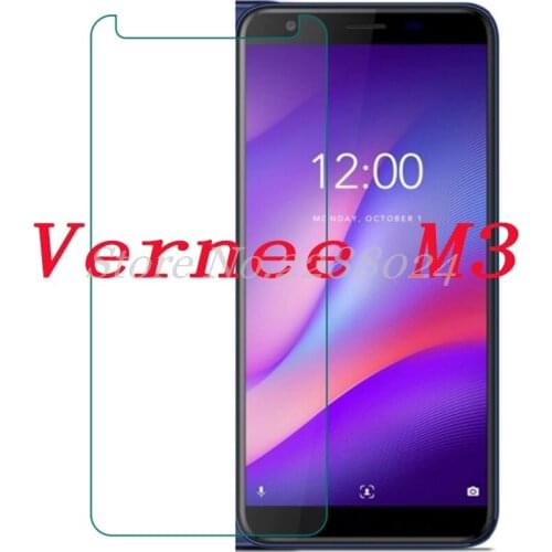 Smartphone 9H Tempered Glass for Vernee M3 5.5" Explosion-proof Protective Film Screen Protector cover phone