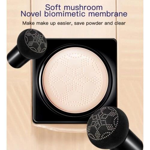 Liquid Foundation Air Cushion BB Cream Whitening Concealer Oil Control CC Creams Comestic With Mushroom Puff Face Makeup TSLM2