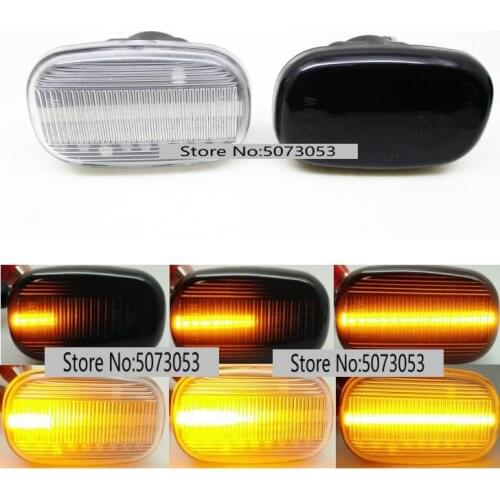 2PCS Led Dynamic Side Marker Turn Signal Repeat Light Sequential Blinker Light Fit for Lexus GS300 RX300 MCU15 RX330 RX350 400H