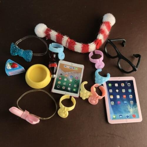 Pet Shop 15pcs Accessories Suit to Original Little Cat Great Dane Dog, Collie and Dachshund Cat Not Included