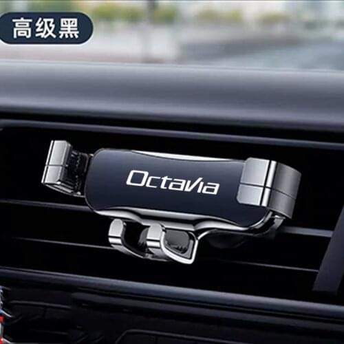 Car Accessories Metal Phone Holder Car Navigation Mobile Phone Holder Bracket Support For Skoda Octavia 3 A7 Vrs 2 Mk3 A5