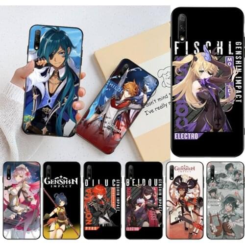 Game Genshin Impact Phone Case for Huawei Honor 30 20 10 9 8 8x 8c v30 Lite view pro