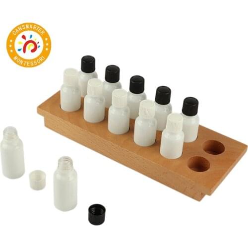 Montessori Kids Toy High-Quality Smelling Cylinders Learning Educational Preschool Training