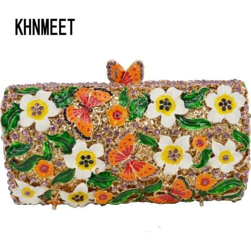 KHNMEET Women's White Clutches