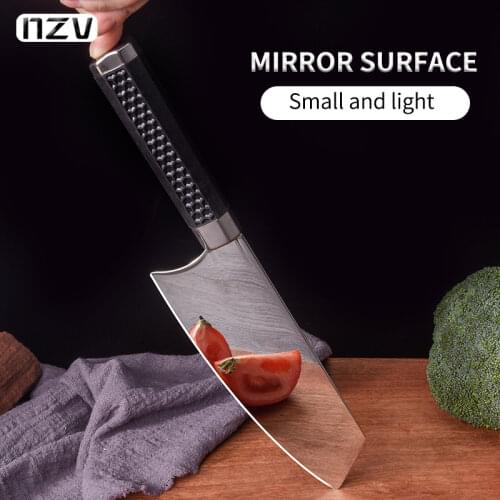Chinese Kitchen Knife Mirror Light Kitchen Knife, Lady Kitchen Knife Meat Cleaver,Kitchen Knife Cooking Knife, Not rRust Durable