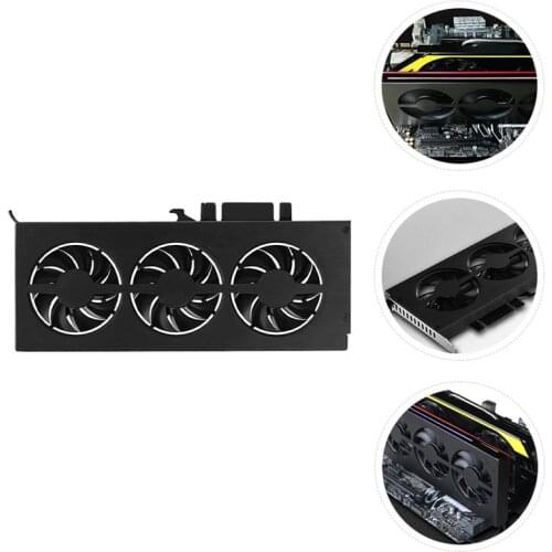 Alloy Graphic Card Cooler Video Card Cooling Fan RGB LED Computer Accessory