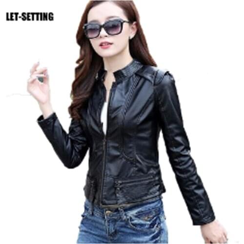 Женские кожаные куртки Let－Setting China At AliExpress