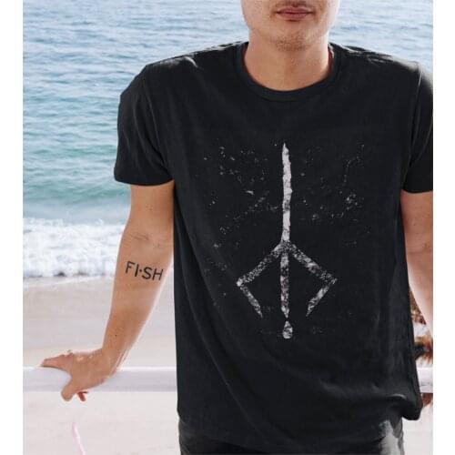 Hunters Mark T-Shirts Men Bloodborne Dark Souls Vintage 100% Cotton Tee Shirt Crewneck Short Sleeve T Shirts Plus Size Clothing