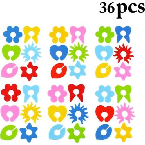 36PCS Wine Glass Charms Creative Silicone Wine Glass Cup Marker Labels Novelty Recognizer Party Drinker Marker Wine Accessories
