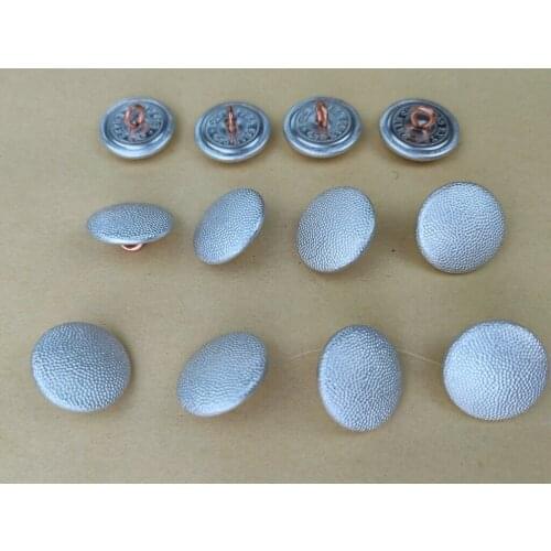12PCS WWII WW2 GERMAN OFFICER PEBBLE GRAIN TUNIC BUTTON 21MM