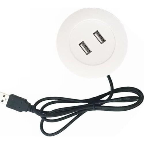 USB interface 1.5m dual USB mobile phone charging line input / output 5v2a mobile phone charging extension line