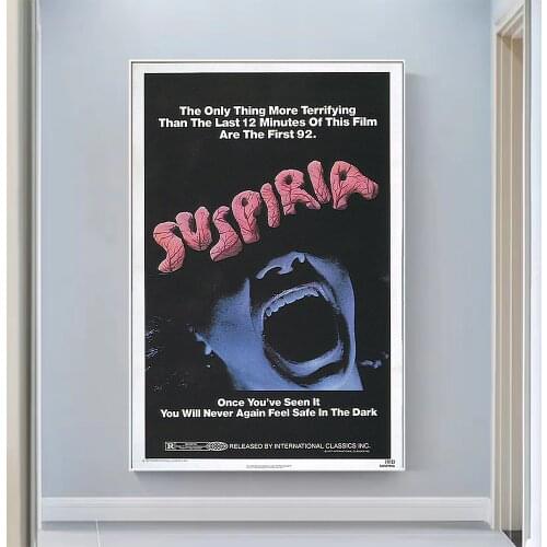V0854 Suspiria (3) Vintage Classic Movie Wall Silk Cloth HD Poster Art Home Decoration Gift