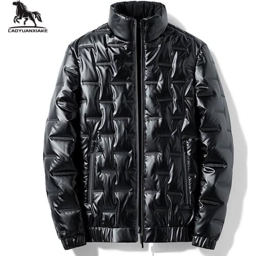 Winter parka men M-5XL 6XL 7XL 8XL Jackets Mens Thicken Solid color clothing warm down jacket youth coats mens casual coat 588