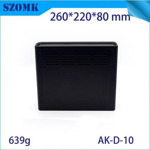 1 pcs)szomk electronic project enclosure junction box plastic box enclosure desktop electric distribution box 260*220*80mm