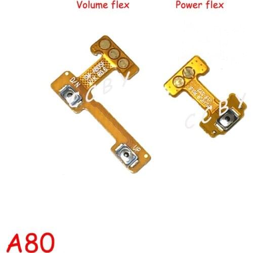 10PCS Power ON OFF Volume Up Down Side Button Switch Key Flex Cable For Samsung Galaxy A80