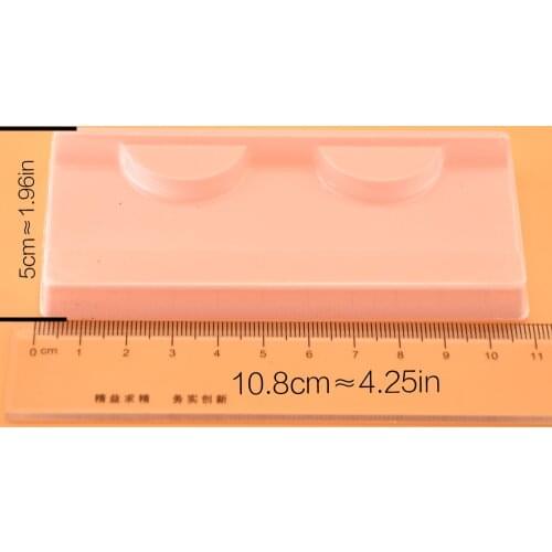 100/pack wholesale clear rectangle lash tray plastic mink lashes holder eyelash trays for eyelash packaging box case bulk vendor