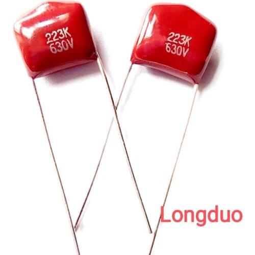 50pcs Capacitors 223 0.022UF 22NF 630V Type CBB Metallized Polypropylene Film