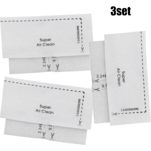 6 X Miele Super Air Clean & Motor Filters Sf-SAC 20/30 Vacuum Cleaner Absolute Spare Part 3944711 Home Appliance