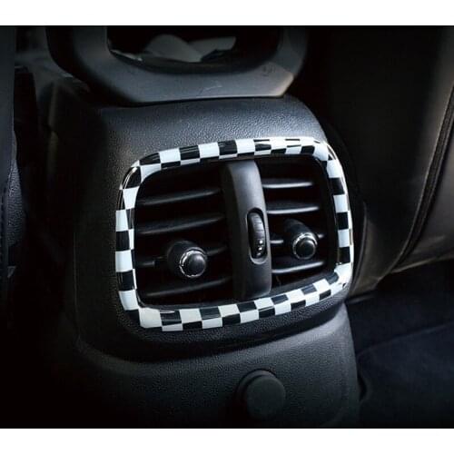 ABS Car Back Air Vent Outlet Sticker Trim Styling Cover for BMW Mini Cooper F54 Clubman 2015 2016 2017 2018 F60 Countryman