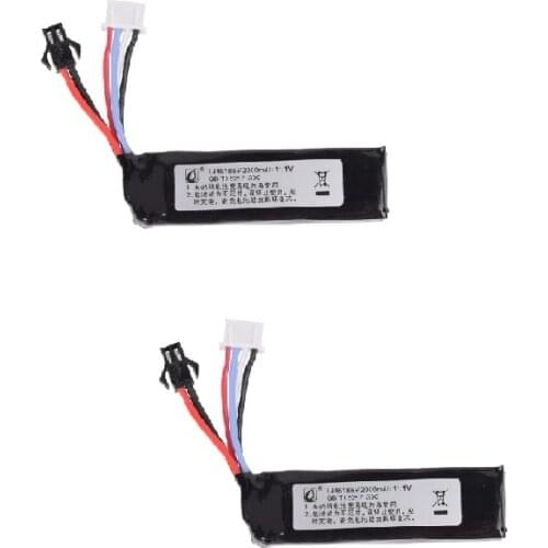 11.1V 2000mAh 25C 451865 Water Gun Lipo Battery for M4/AK AKKU Mini Airsoft Air Pistol Electric Toys RC Toys Parts