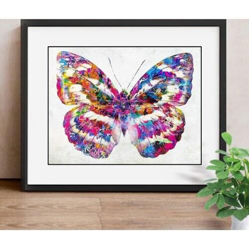 Diamond Painting Full Square Butterfly Diamond Embroidery Cross Stitch Picture Of Rhinestones Painting With Diamonds