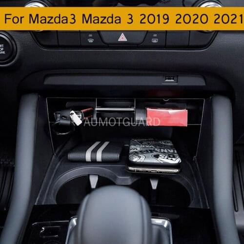Auto Central Control Storage Box Modified Interior Storage Box Car Accessories For Mazda3 Mazda 3 2019 2020 2021