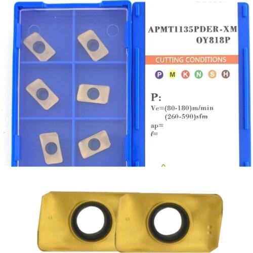 BEYOND APMT1135 APMT1605 PDER OY818P APMT Processing Steel Carbide Insert Lathe Tool CNC for Milling Cutter End Mill 10pcs