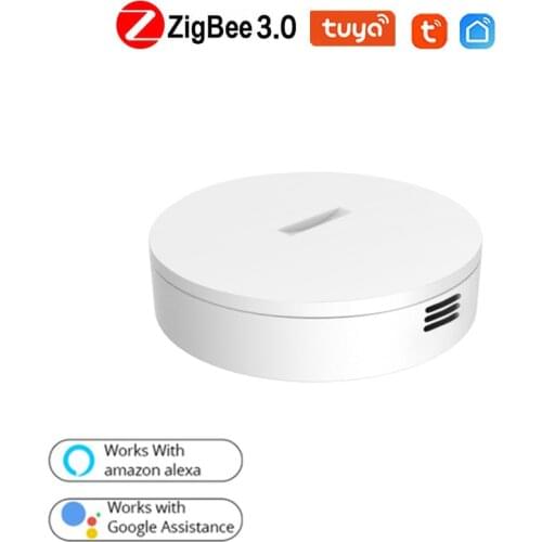 Tuya ZigBee3.0 Temperature And Humidity Sensor Battery Powered Works With Alexa Google Assistant And Tuya Zigbee Hub Smart Home
