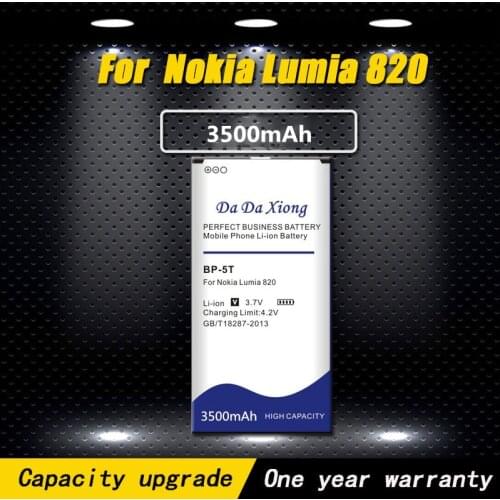 3500mAh BP-5T BP5T Li-ion Phone Battery for Nokia Lumia 820 Arrow RM-878 825 Lumia 820T Lumia 820.2 Lumia 825 Phone battery