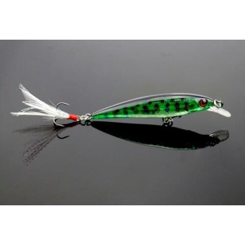 10pcs/lot Fishing Lure Suit 9cm 8g Simulation Fish Hard Plastic Bait with Fishing Tackle Hook for Fish Carp Minnow