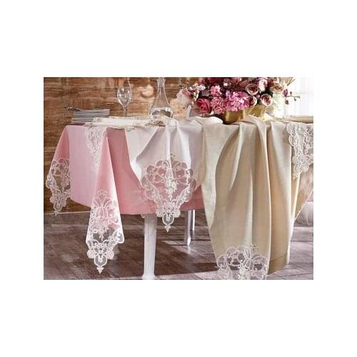 DowryWorld- Perla Table Cloth Set 26 Pieces (Stain-Resistant)