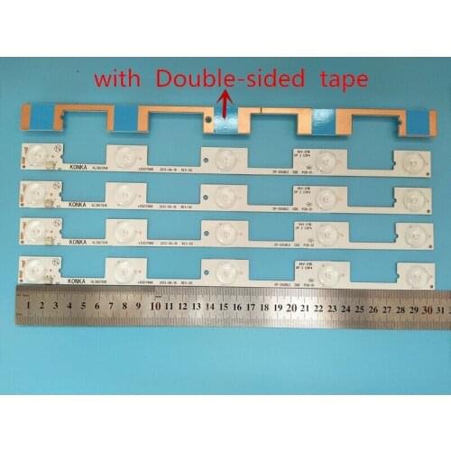 New 100 Pieces/lot 5LED*6V 307mm LED backlight strip bar for KL39GT618 35017988