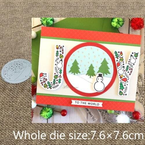 New Design Craft Metal stencil mold Cutting Dies Winter Scene decoration scrapbook die cuts Album Paper Card Craft Embossing