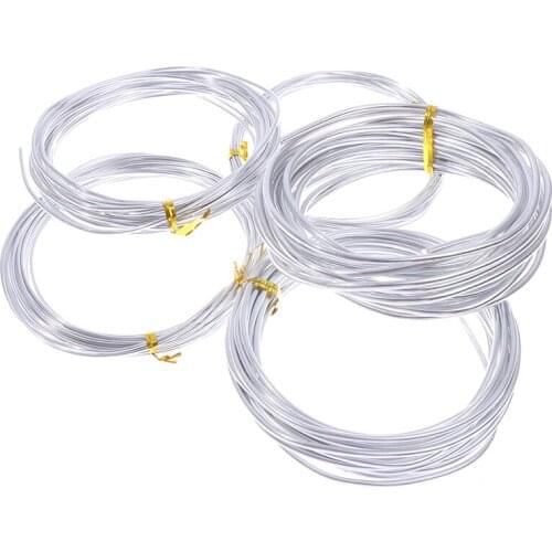 Bonsai Wires Anodized Aluminum Bonsai Training Wire Total 16.5 Feet (silver)