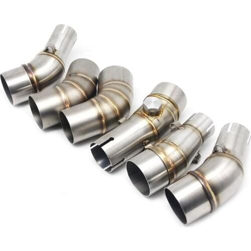 Motorcycle Exhaust Pipe Link Connect Tube Pipe Slip on for Ninja 250SL Z250SL ER6N ER6F Ninja 300 250 Z250 R3 R25