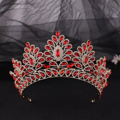 Bridal crown exquisite diamond luxury crown hair band wedding dress accessories bridal headdress