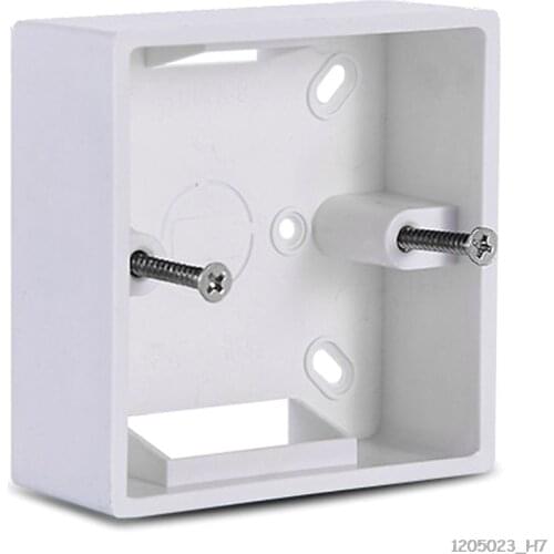 86X86 PVC Thickening Junction Box Wall Mount Cassette For Switch Socket Base Switch Bottom Box Electrical Box Accessories