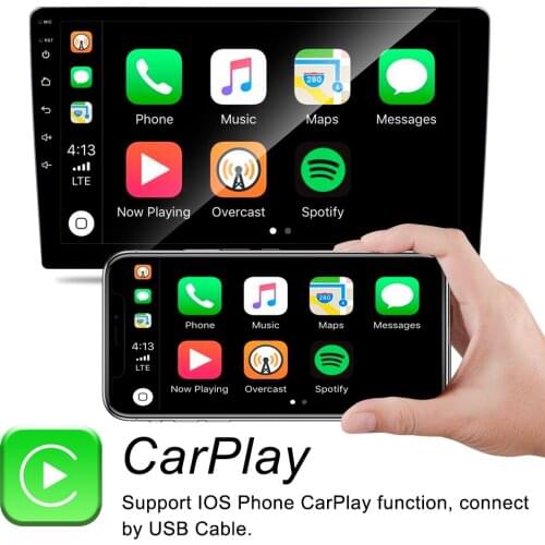 WIMAFUN Hot Sell 2 Din 9'' Car MP5 Support Carplay Multimedia Player Touch Screen FM Radio Microphone Audio Stereo Bluetooth USB