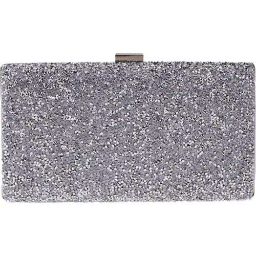 Women Evening Clutch Bag Diamond Sequin Wedding Clutch Purse and Handbag Party Banquet