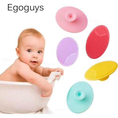 1PC Silicone Cleaning Brush Gel Washing Pad Exfoliating Blackhead Remover Facial Deep Cleansing Face Brushes Baby Bath Massager