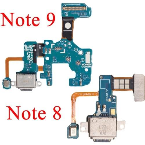 10pcs/lot For Samsung Galaxy Note 8 9 N950F N960F USB Port Charger Dock Connector Charging Flex Cable