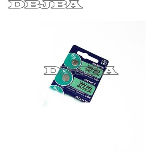 2Pcs/Lot For RETAIL LONG LASTING 395 SR927SW 399 SR927W LR927 AG7 Watch Battery Button Coin Cell MADE IN JAPAN 100% Original