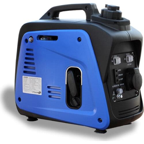 220V Portable Silent Camping Gasoline Power Inverter Generator Set 800W