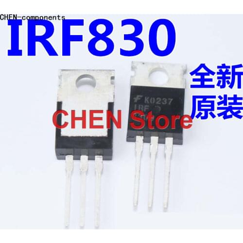 5pcs IRF830 IRF830B field effect tube TO-220 imported brand new original
