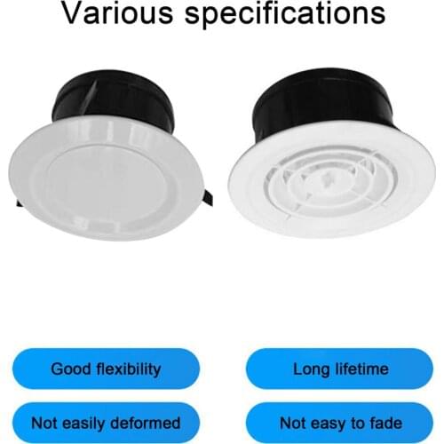 75mm 150mm 150mm Kitchen Air Vent Bathroom Central Air Conditioning Ventilation Cover Exhaust Fan Ceiling Wall Mount Grille