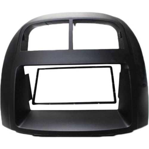 Car Radio Audio DVD Dash Fascia Panel Frame Bezel Cover Moulding ABS Black Fit For Subaru Toyota Daihatsu Perodua