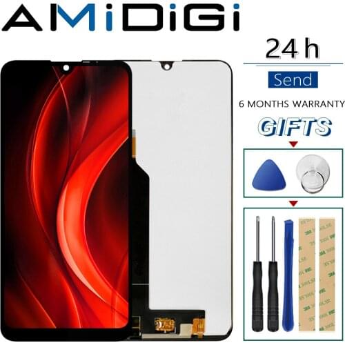 Black 6.26" For Wiko View 3 LCD Display + Touch Screen Digitizer Assembly For Wiko View3 Phone Repair Parts + Tools