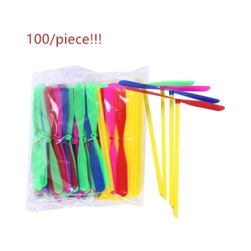 100 pieces/childrens outdoor toys, flying fairy, bamboo raft, hand-cranked helicopter, baby hand coordination movement, holiday