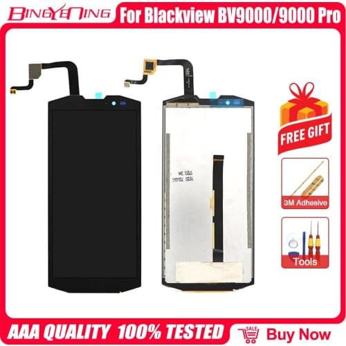 BingYeNing For Blackview BV9000 LCD Touch Screen With Frame Display Assembly Replacement 5.7 Inch For BV9000 Pro Lcd