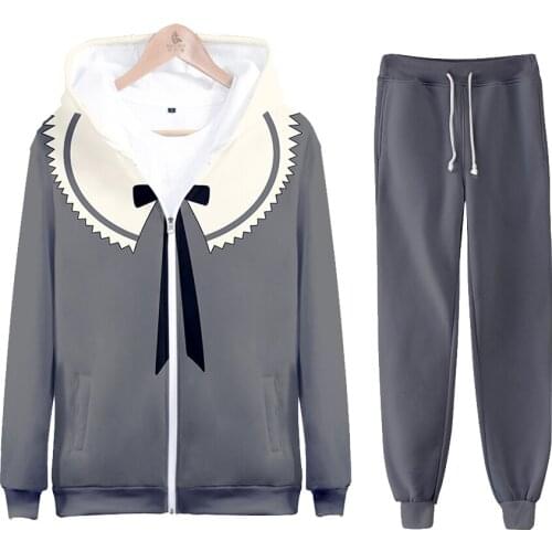 Hot 3D Anime WONDER EGG PRIORITY Zip Hoodies Sweatshirts And Pants Suits Men Women Clothes Casual Boys Girls Cosplay Outfits